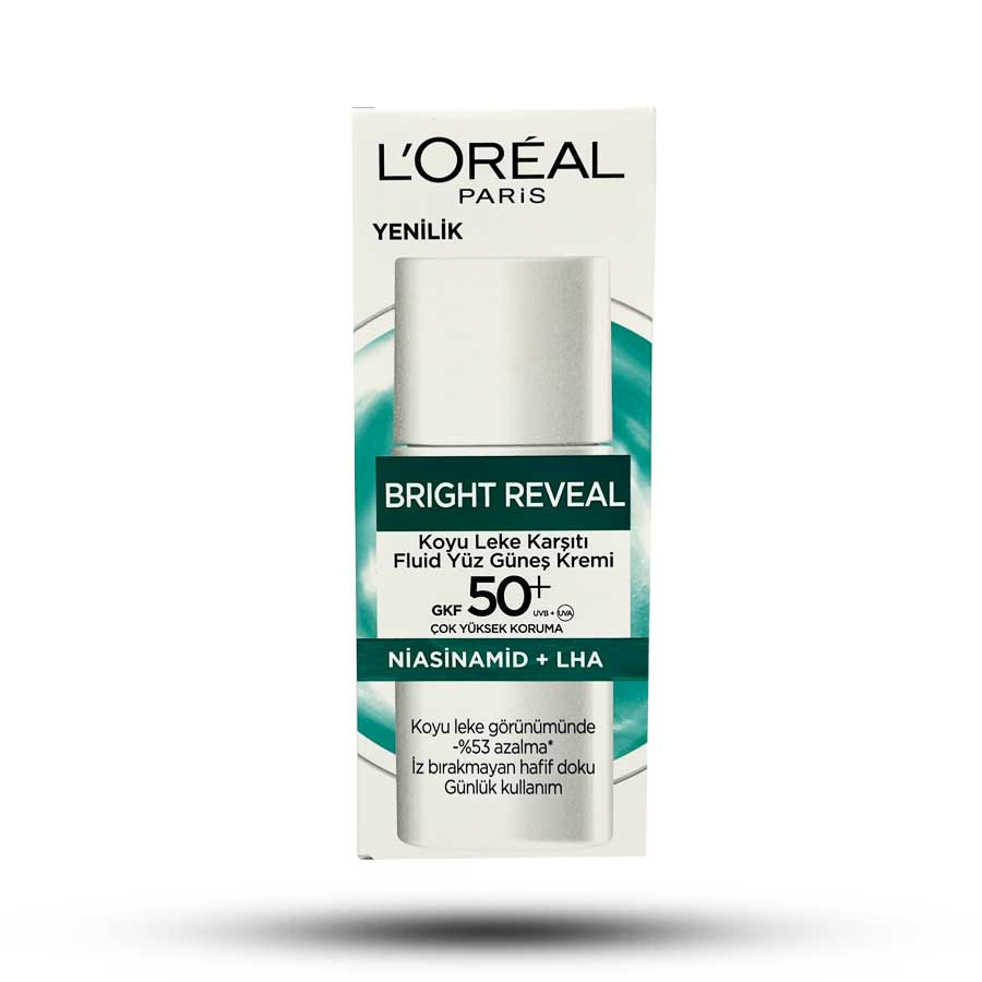 کرم ضد آفتاب و ضد لک لورال مدل BRIGHT REVEAL SPF50 حجم 50 میل