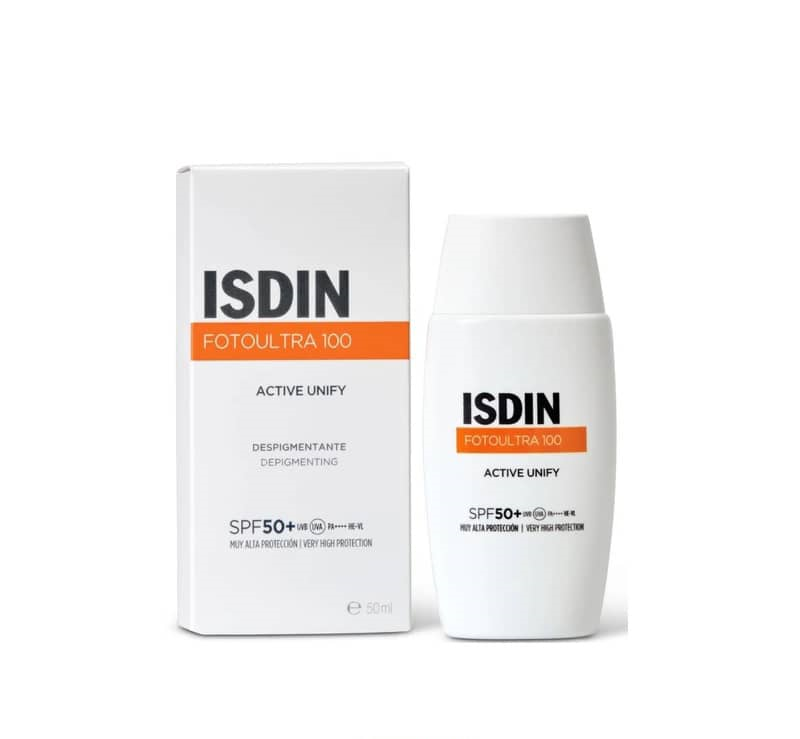 کرم ضد آفتاب رنگی ایزدین مدل Active Unify SPF 50 حجم 50 میلی‌لیتر